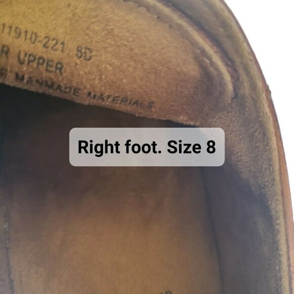 FLORSHEIM Men's Mix-Match Dress Shoes. Left is Size 9. Right is Size 8. **FLAWED - Picture 11 of 12